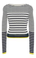 Pringle Of Scotland Stripe Long Sleeve Top