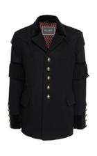 Etro Collared Fringe-trimmed Wool Blazer