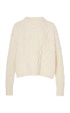 Co Cable-knit Wool And Cashmere Blend Sweater