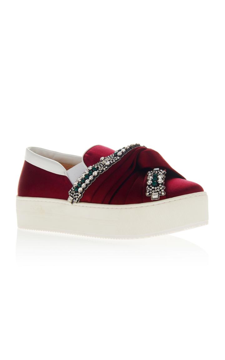 N 21 N&deg;21 Knotted Crystal Embellished Sneaker