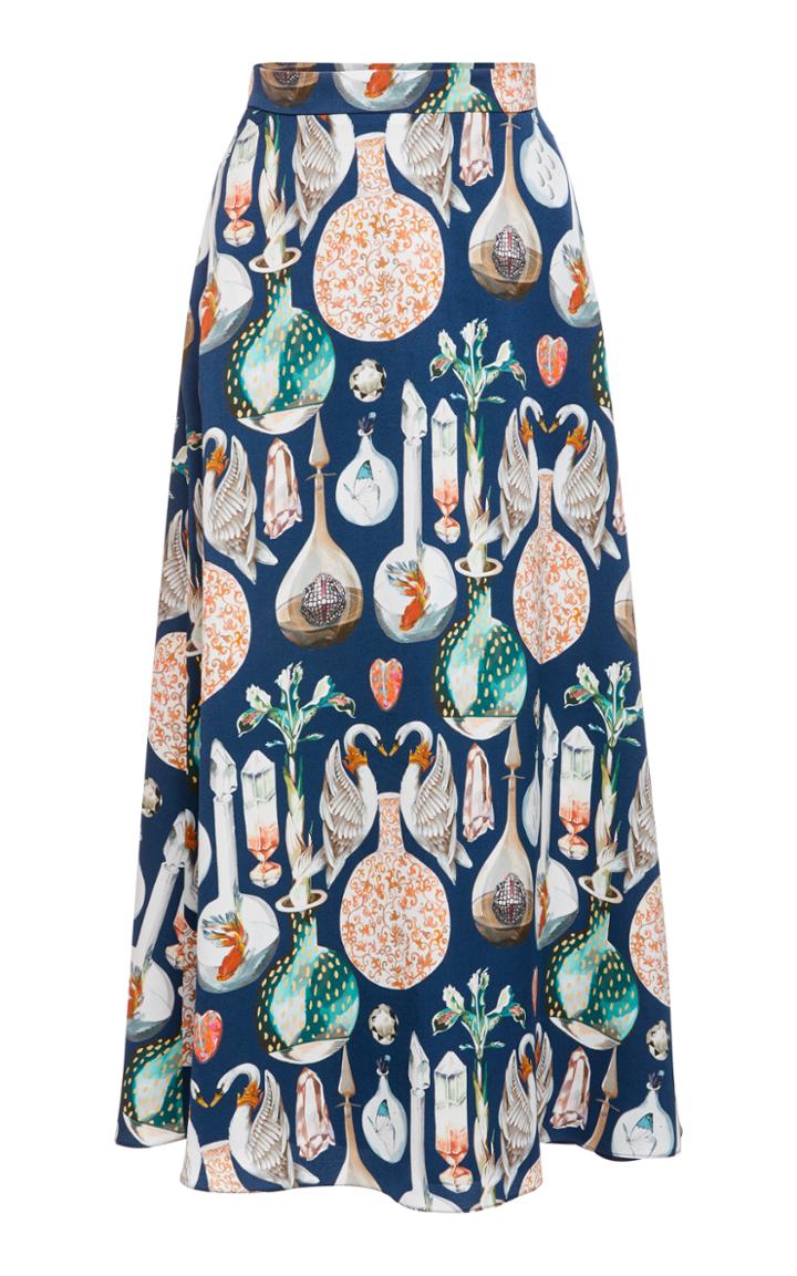 Temperley London Love Potion Midi Skirt