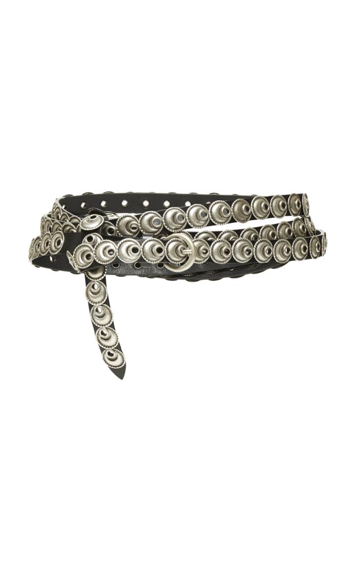Isabel Marant Juddi Embellished Leather Belt
