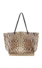 Altuzarra Espadrille Large Python Tote