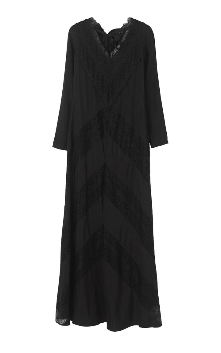 Moda Operandi By Malene Birger Telina Lace-trimmed Viscose Maxi Dress