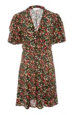 Caroline Constas Short Puff Sleeve Mini Dress