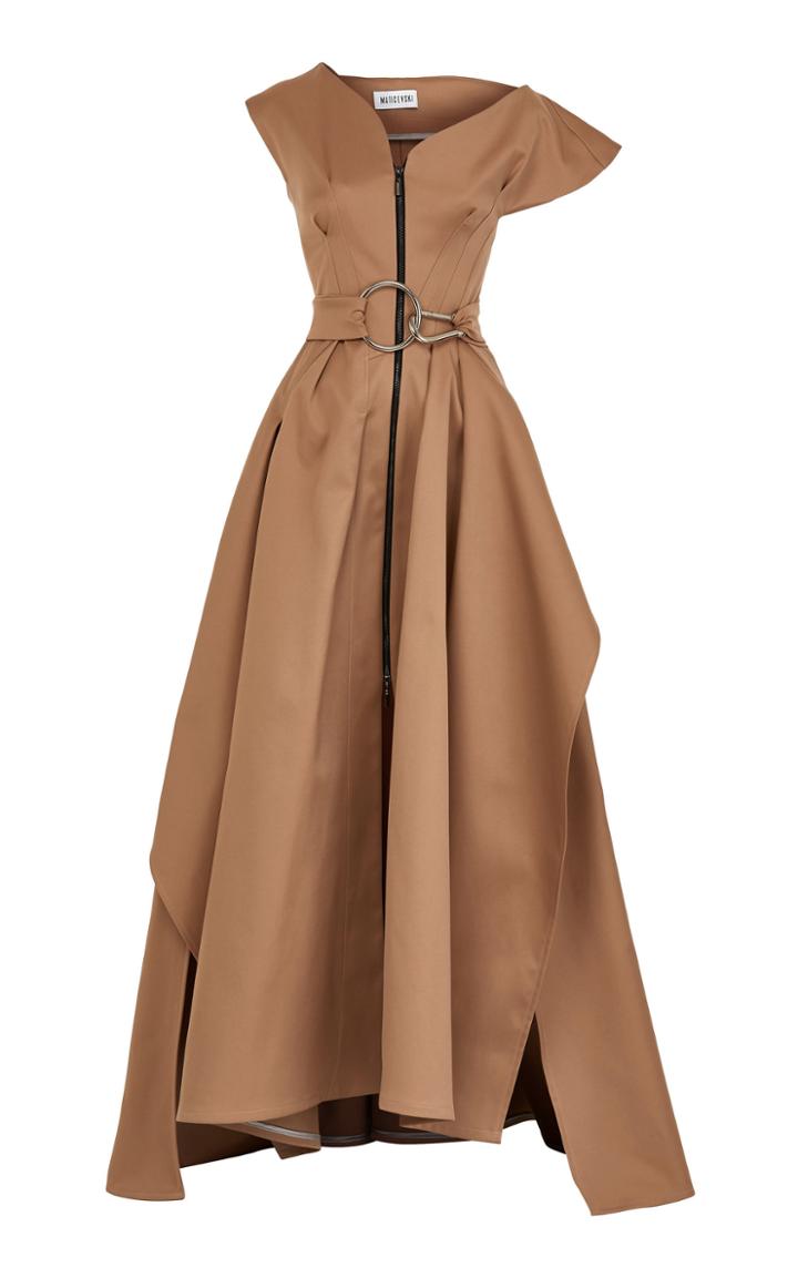 Maticevski Shadowed Coat Gown