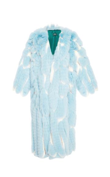 Alena Akhmadullina Arctic Fox Fur Long Coat