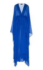 Dundas Silk Georgette V-neck Caftan