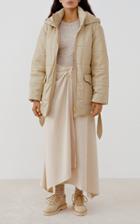Nanushka Rupi Asymmetrical Frayed-hem Skirt