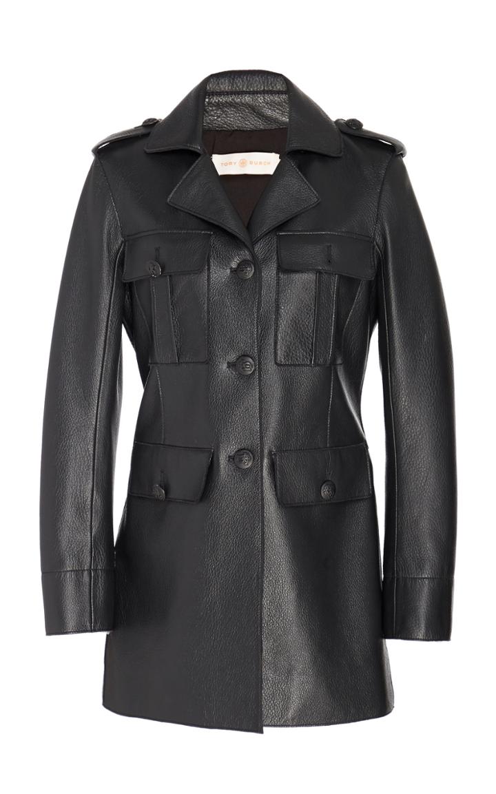 Tory Burch Leather Sergeant Pepper Jacket