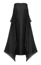 Moda Operandi Harris Tapper Chareau Silk Organza-paneled Satin Strapless Maxi Dress