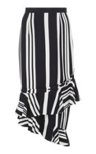 Semsem Striped Deconstructed Skirt