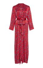Seren London Mo Mo Printed Silk Wrap Dress