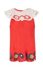 Zayan The Label Coray Embroidered Top
