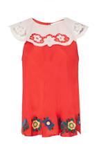 Zayan The Label Coray Embroidered Top