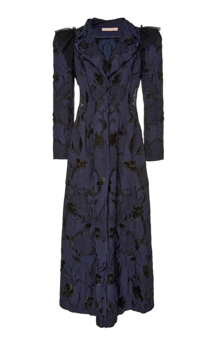 Brock Collection Brocade Statement Shoulder Duster