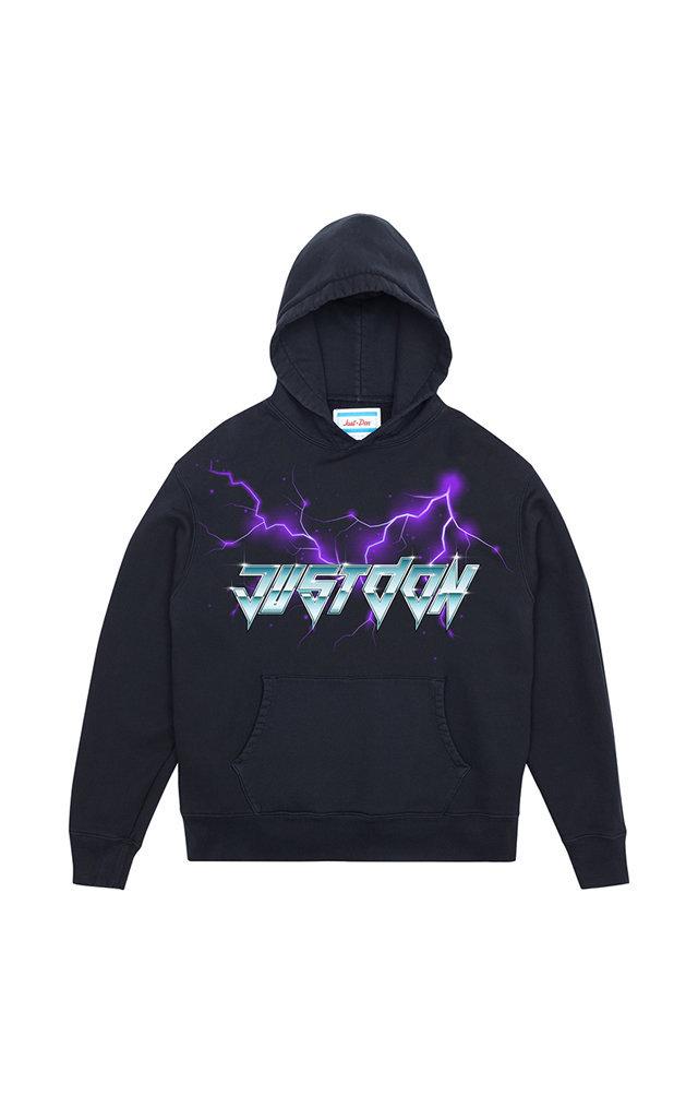 Just Don The Sound: Lightning Cotton-jersey Hoodie