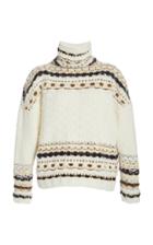 Moda Operandi Prabal Gurung Fair Isle Knit Turtleneck Sweater