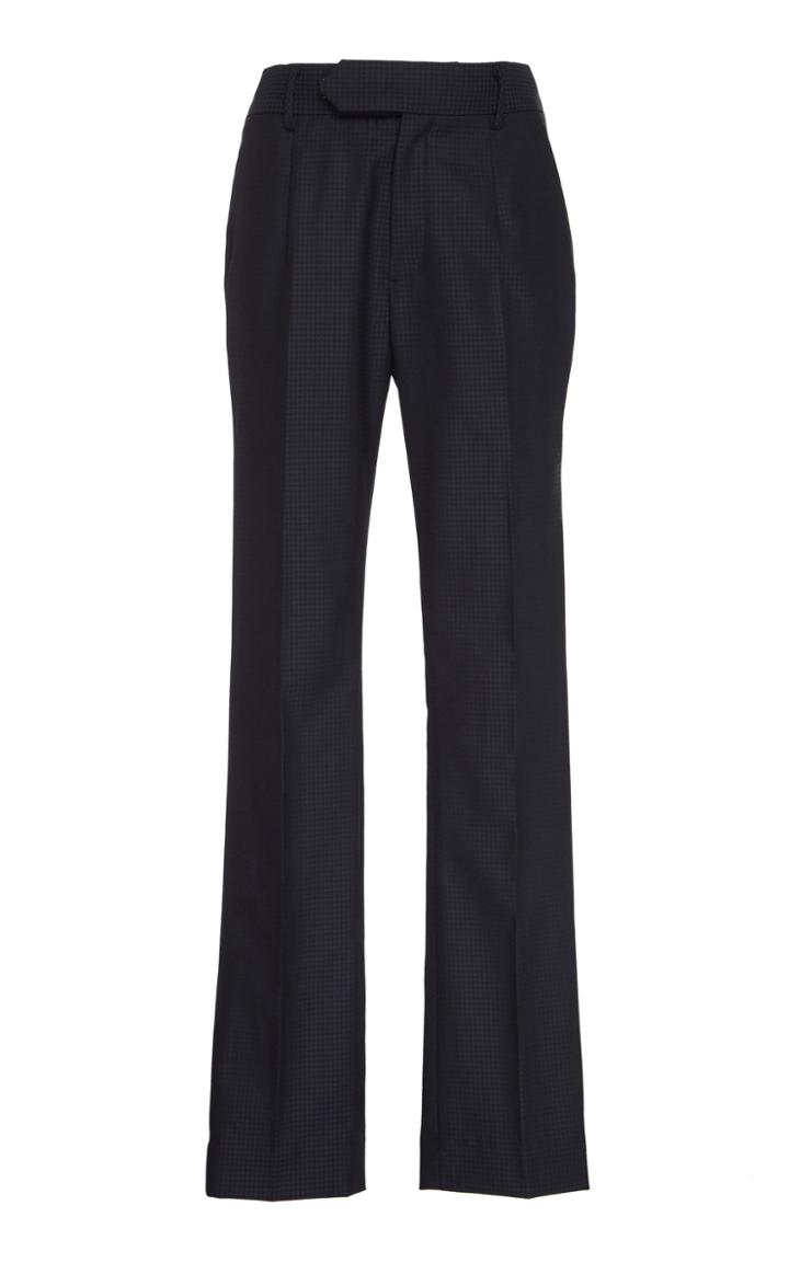 Matthew Adams Dolan Houndstooth Wool Trousers