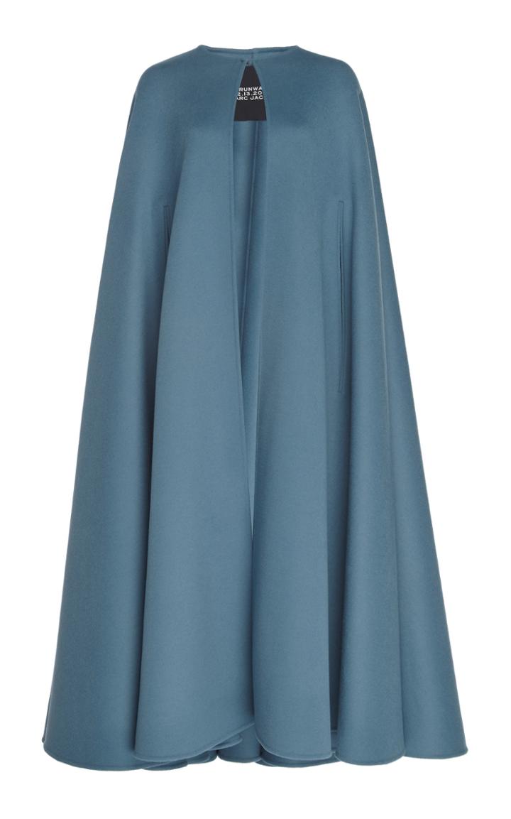 Marc Jacobs Pleated Wool Cape