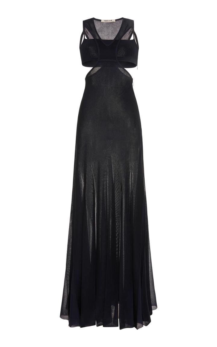 Roberto Cavalli Bandeau Maxi Dress