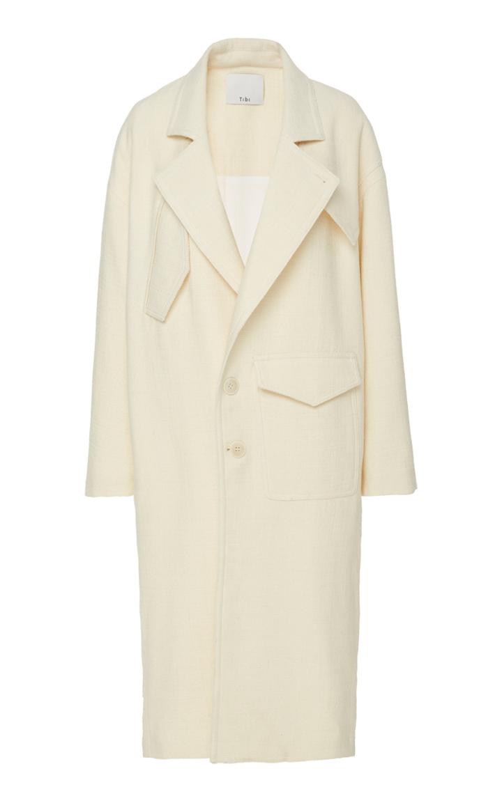 Tibi Oversized Wool-blend Coat