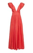 Kalita Persephone Linen-poplin Maxi Dress