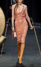 Versace Sparkling Halter Lurex Dress