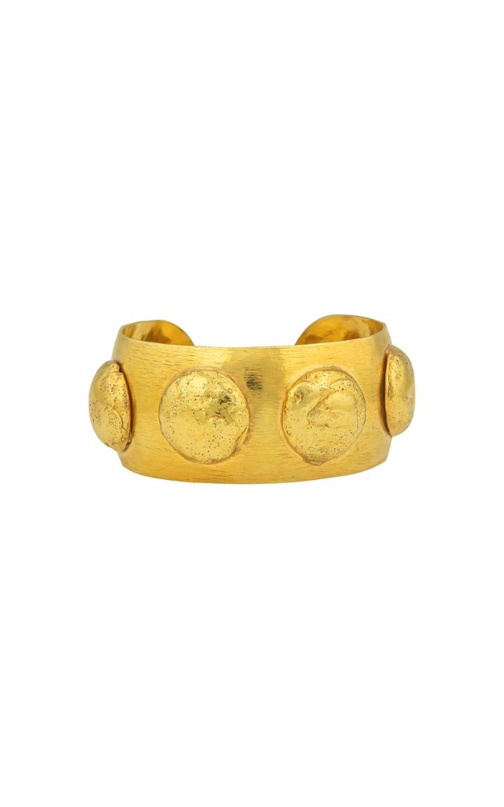 Sylvia Toledano Curve 22k Gold-plated Brass Cuff