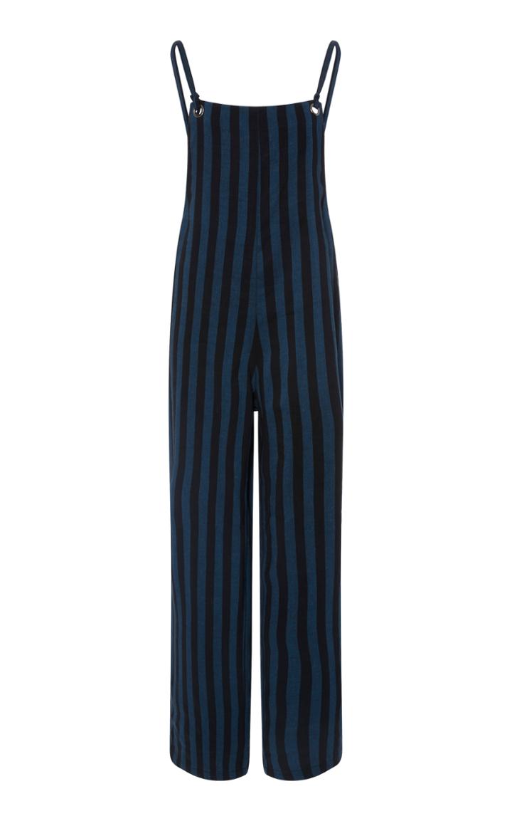 Mara Hoffman Jo Striped Overalls