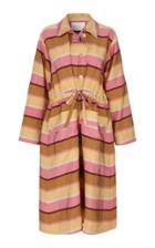 Stine Goya Gloria Striped Double-breasted Coat