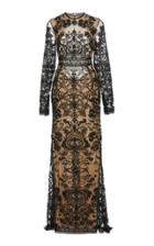 Cucculelli Shaheen Black Magic Nouveau Lace Gown