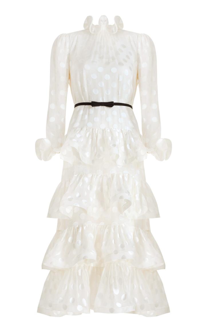 Moda Operandi Zimmermann The Lovestruck Fluted Midi Dress