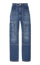Slvrlake Denim Savior High-rise Straight-leg Cargo Jeans