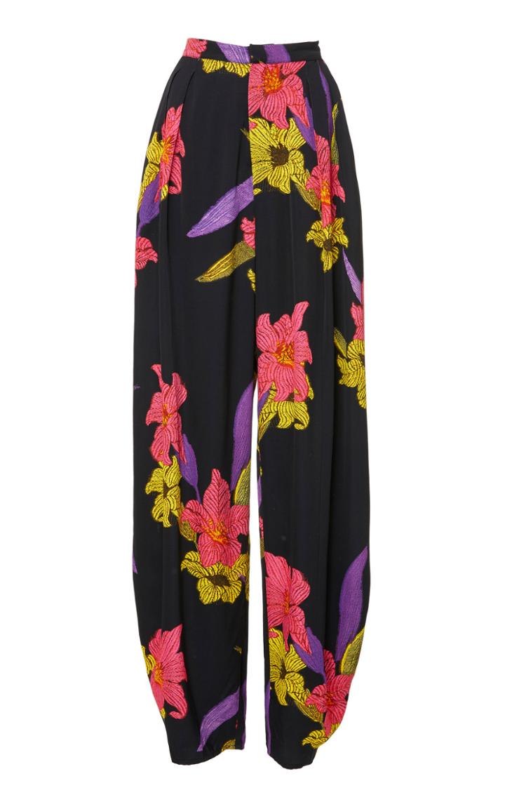 Dodo Bar Or Sally Floral Crepe Harem Pants