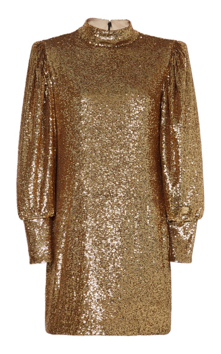 A.l.c. Christy Mock Neck Sequin Mini Dress