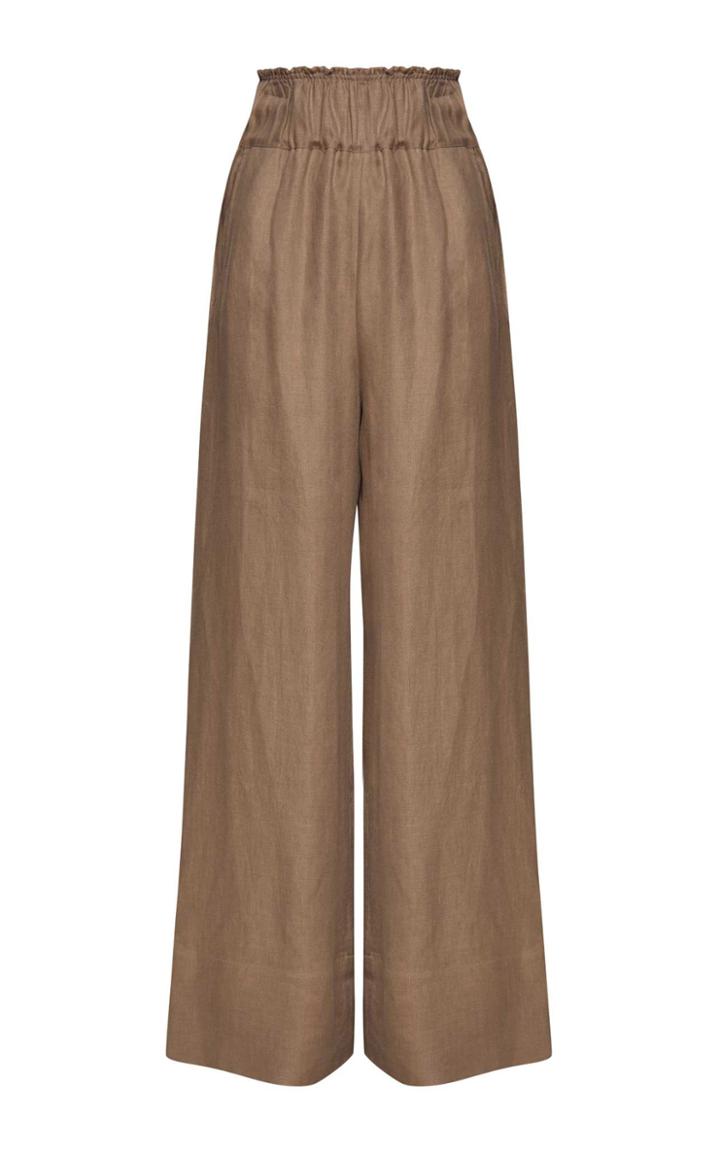 Bondi Born Universal Wide-leg Linen Pants