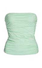 Johanna Ortiz Magic Mint Strapless Rash Top