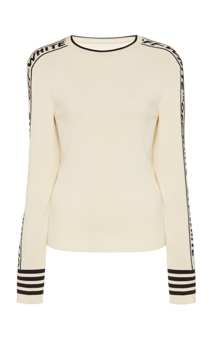 Off-white C/o Virgil Abloh Tennis Crewneck Knit Top