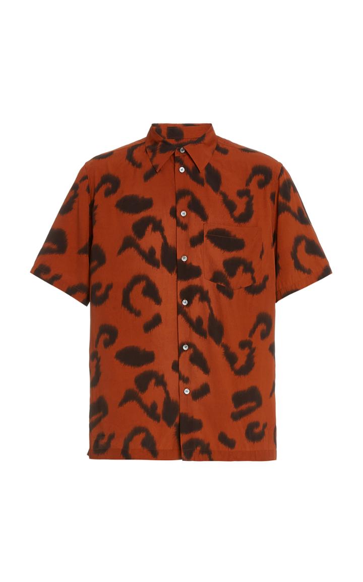 Stella Mccartney Ricardo Printed Crepe De Chine Shirt