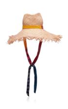 Albertus Swanepoel Motswari Fringed Raffia Hat