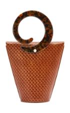 Usisi Consti Woven Leather Top Handle Bag