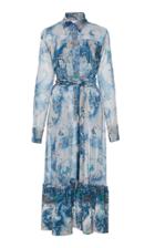 Luisa Beccaria Pearl Button Down Dress