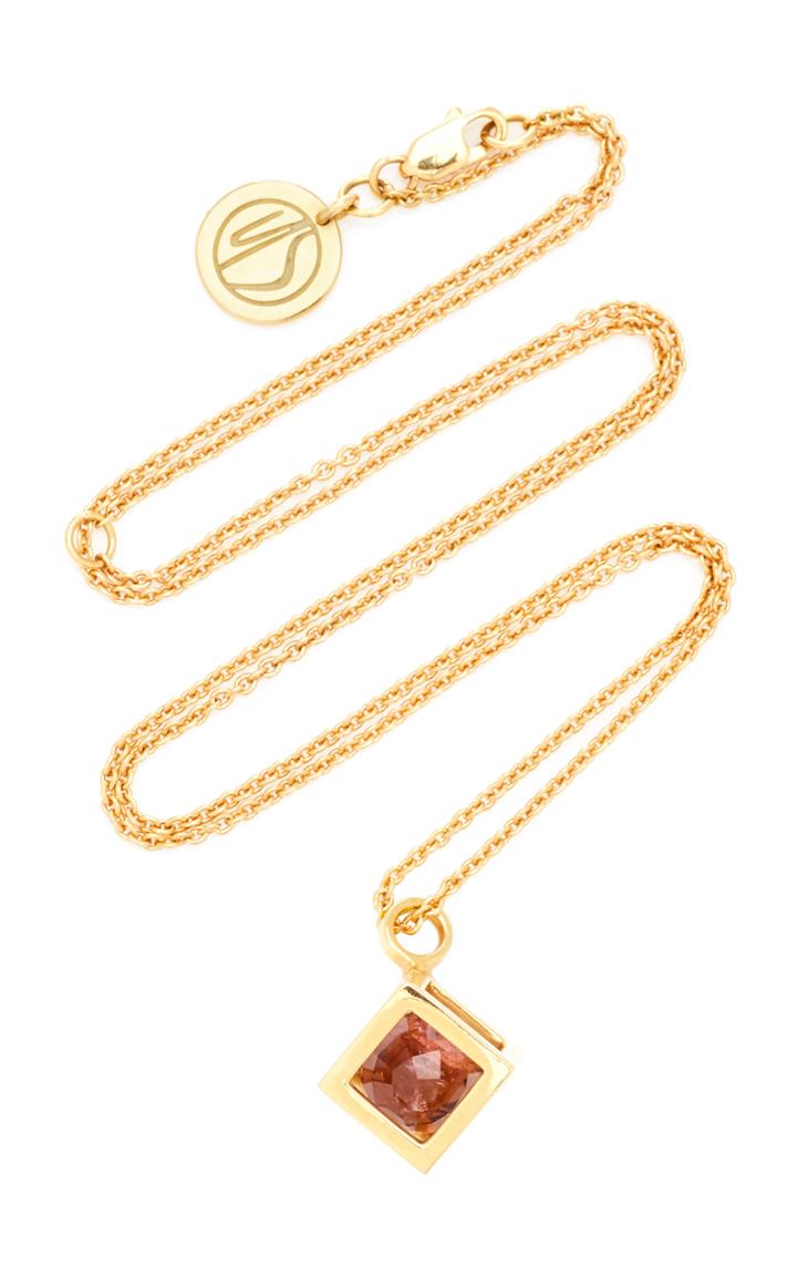 Yael Sonia Perpetual Motion Tourmaline 18k Yellow Gold Necklace