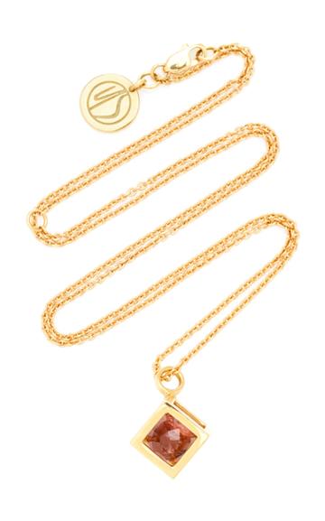 Yael Sonia Perpetual Motion Tourmaline 18k Yellow Gold Necklace