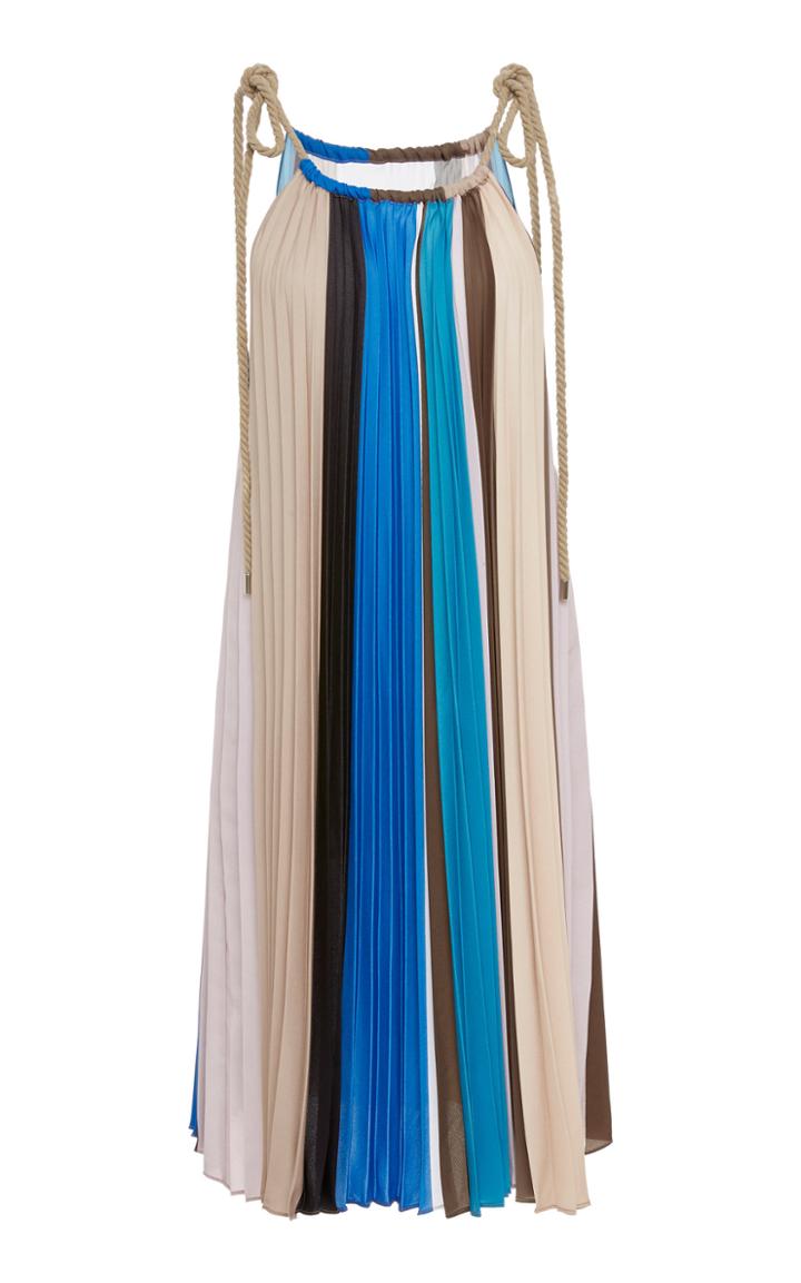 Prabal Gurung Pleated Halter Top