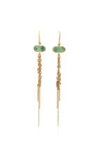 Brooke Gregson Waterfall Emerald Earrings