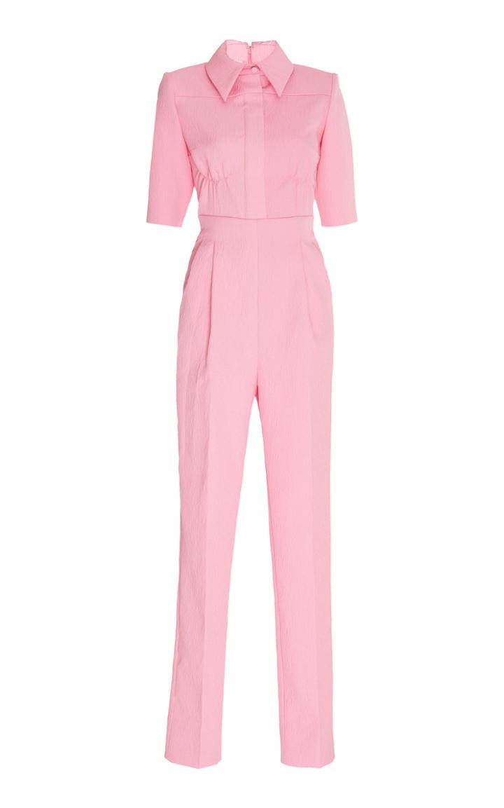 Emilia Wickstead Brice Full Length Crepe Jumpsuit