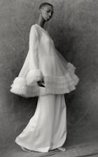 Moda Operandi Maison Rabih Kayrouz Ruffle Silk Mini Dress Size: 34
