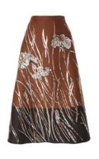 Rochas Bi Color Mikado Skirt